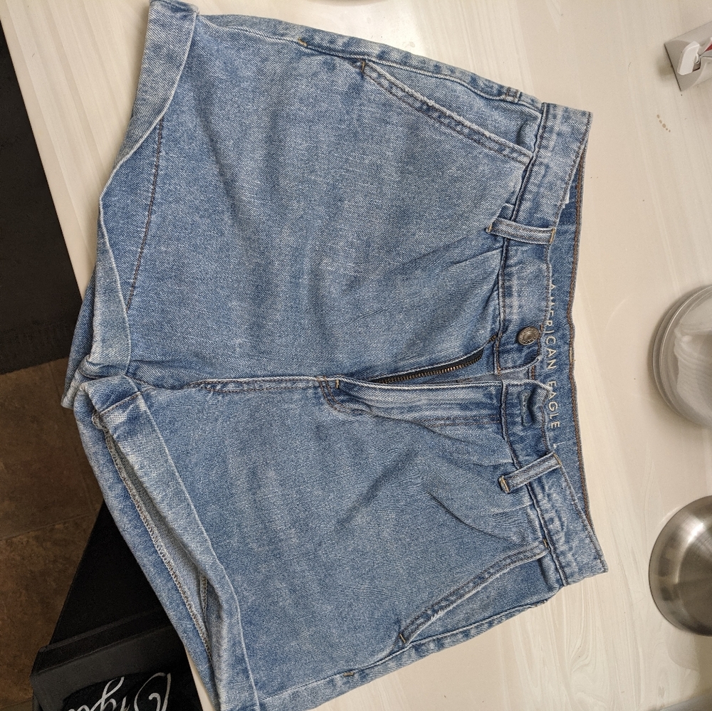 Vintage Style America Eagle High Waisted Shorts